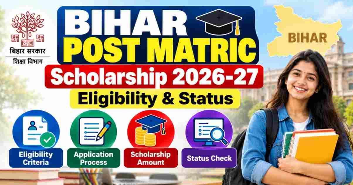 Bihar Post Matric Scholarship 2026-27: Eligibility & Status